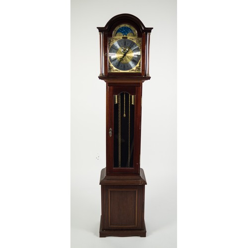 RICHARD BROAD, BODMIN, CORNWALL, MODERN GRANDMOTHER CLOCK, with weight ...