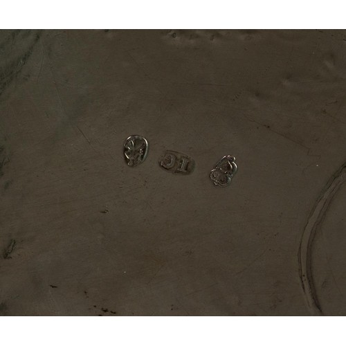 181 - IMPRESSIVE MID EIGHTEENTH CENTURY IRISH SILVER SALVER BY JOHN GUMLEY, DUBLIN, the centre chased with... 