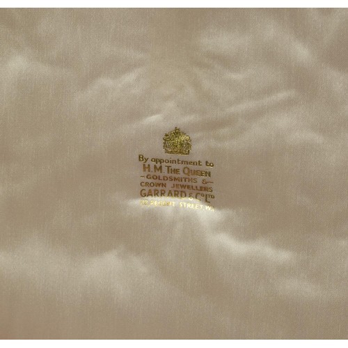 184 - GARRARD & Co Ltd SET OF SEVEN SILVER GOBLETS, including: A CASED SET OF SIX, each of tulip form ... 