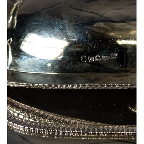 180 - SET OF FOUR GEORGE III SILVER ENTRÉE DISHES AND COVERS BY ROBERT GARRARD OR RICHARD COOK(E), each of... 