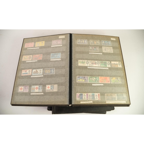 237 - THREE ACE STAMP ALBUMS  containing a collection of used and unused GB stamps George V to approx 1985... 