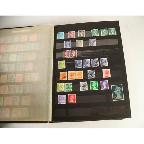 237 - THREE ACE STAMP ALBUMS  containing a collection of used and unused GB stamps George V to approx 1985... 