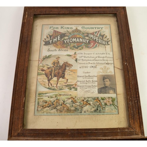 111 - PRINCESS MARY EMBOSSED GILT METAL CHRISTMAS 1914 GIFT TIN WITH ORIGINAL GREETINGS CARD, TOGETHER WIT... 