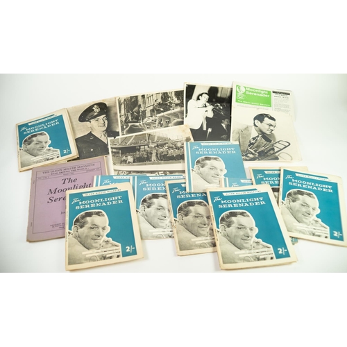 71 - FOURTEEN ISSUES OF GLEN MILLER MAGAZINES 'THE MOONLIGHT SERENADER' 1959-1960, printed in Great Brita... 