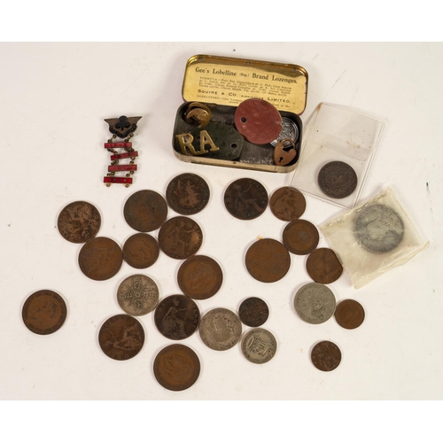 76 - VICTORIAN SILVER CROWN COIN 1889, showing wear, A LATE NINETEENTH CENTURY PROVINCE DU BAS CANADA hal... 