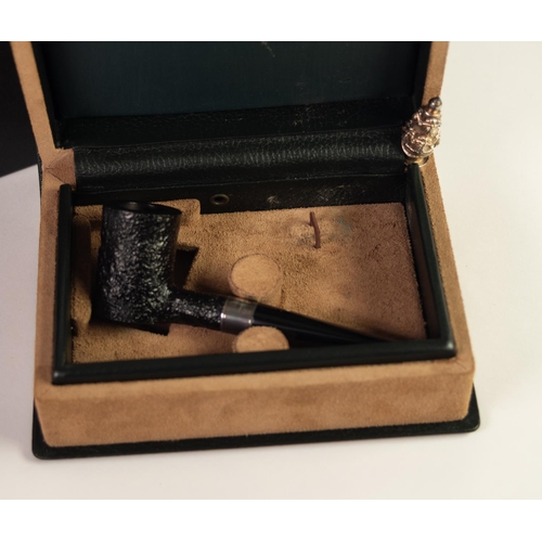 147 - BOXED LIMITED EDITION DUNHILL ‘EIGHT MAIDS A-MILKING’, CHRISTMAS 2000 SMOKING PIPE, (487/500), with ... 