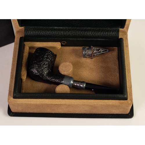 148 - BOXED LIMITED EDITION DUNHILL ‘NINE DRUMMERS DRUMMING’, CHRISTMAS 2001 SMOKING PIPE, (487/500), with... 