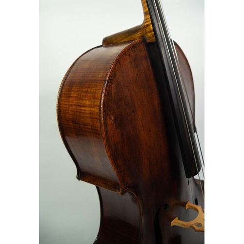 33 - LATE 18th/EARLY 19th CENTURY CELLO, labelled Johannes Florenus Guidantus, with 29 1/2in (75cm) one p... 