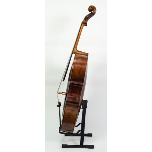 33 - LATE 18th/EARLY 19th CENTURY CELLO, labelled Johannes Florenus Guidantus, with 29 1/2in (75cm) one p... 