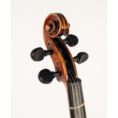 43 - BOOSEY & HAWKES 'THE METRO STANDARD' VIOLIN having 13 3/8in (34cm) two piece back, in modern GRE... 