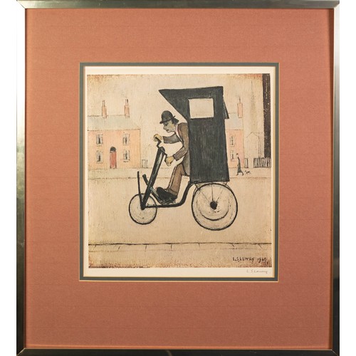 62 - LAURENCE STEPHEN LOWRY (1887 - 1976) ARTIST SIGNED LIMITED EDITION COLOUR PRINT The Contraption An e... 