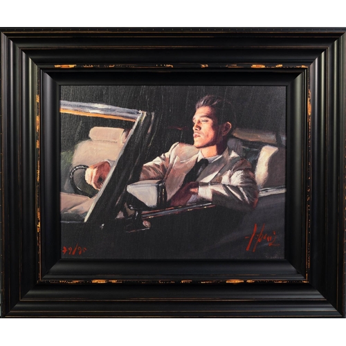 141 - FABIAN PEREZ (b.1967) ARTIST SIGNED LIMITED EDITION COLOUR PRINT‘Late Drive II’, (79/95), with certi... 