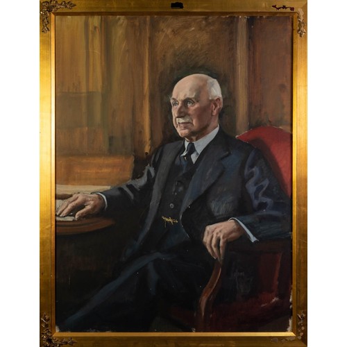 88 - HARRY RUTHERFORD (1903 - 1985) OIL PAINTING ON CANVAS Portrait of Richard Graham Signed lower left 4... 