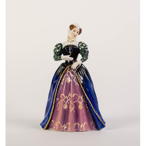 104 - ROYAL DOULTON CHINA FIGURE ‘MARY QUEEN OF SCOTS’, HN3142, boxed and with certificate