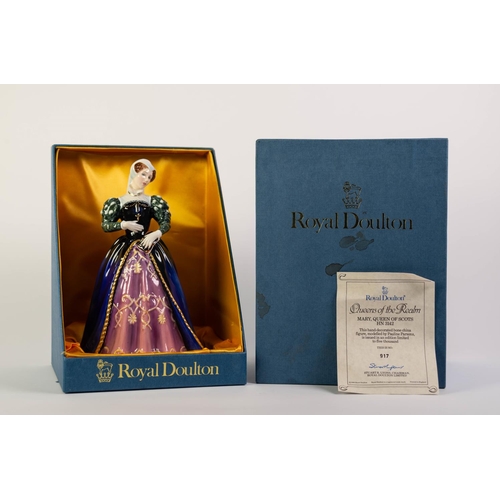 104 - ROYAL DOULTON CHINA FIGURE ‘MARY QUEEN OF SCOTS’, HN3142, boxed and with certificate