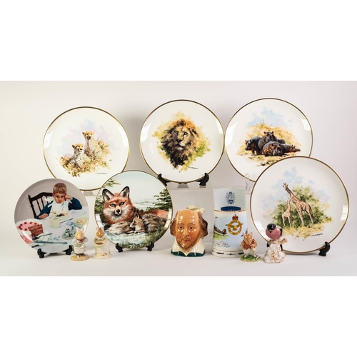 111 - THREE ROYAL DOULTON BRAMLEY HEDGE FIGURES, comprising: ‘MRS TOADFLAX’, DBH 11, BASIL, DBH 14 and MR.... 