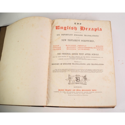 33 - The English HEXAPLA, exhibiting the six Important English Translations of the New Testament Scriptur... 