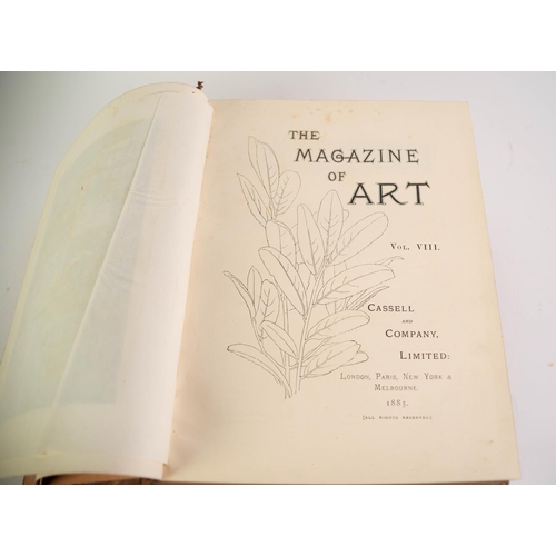 48 - THE MAGAZINE OF ART, pub Cassell and Company Limited 1885, profusely illustrated with various engrav... 