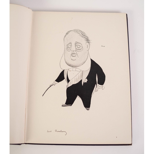 82 - MAX BEERBOHM - Caricatures of Twenty-Five Gentlemen, pub Leonard Smithers London W 1896. First Editi... 