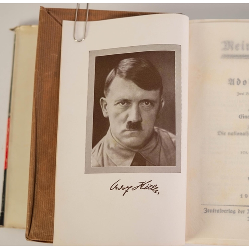 96 - Adolf Hitler - Mein Kampf, pub Zentralverlog Der Franz Eber Nachfolger 1938, (German language editio... 