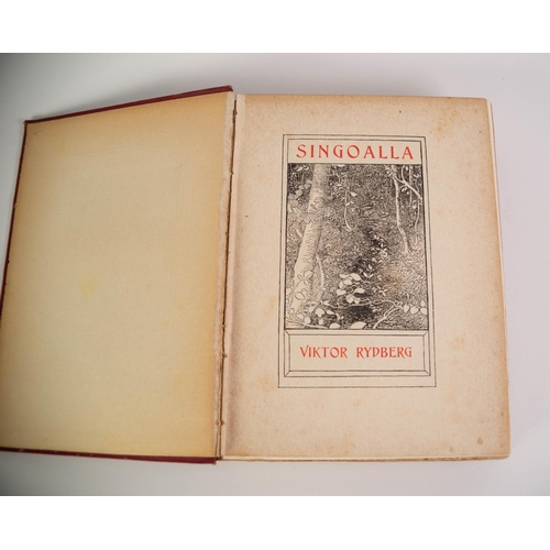 106 - SWEDISH FOLKLORE MYTHOLGY. Viktor Rydberg - Singoalla: A Mediaeval Legend, pub by Walter Scott Publi... 