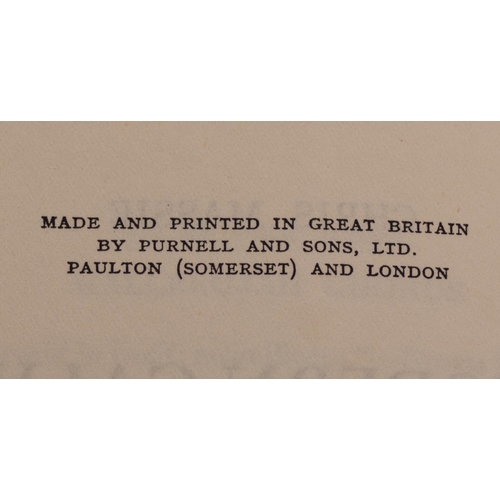 109 - OUTSIDER FICTION. Chris Massie - A Modern Calvus, pub Sampson Low, 1st Ed 1936 with dj. Obscure nove... 