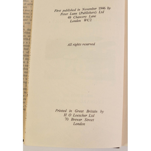 112 - Arthur Groom - The Ghost of Gordon Gregory, pub Peter Lunn, 1946 1st Ed, 1st Imp, with war economy D... 