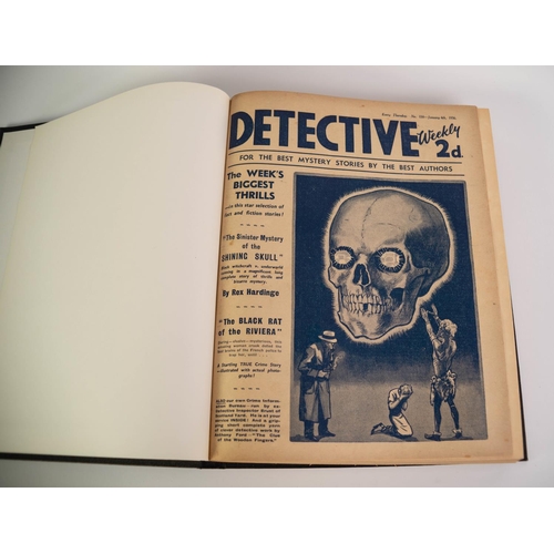 115 - CRIME DETECTIVE PULP FICTION. Detective Weekly comic magazine For the Best Mystery Stories by the Be... 