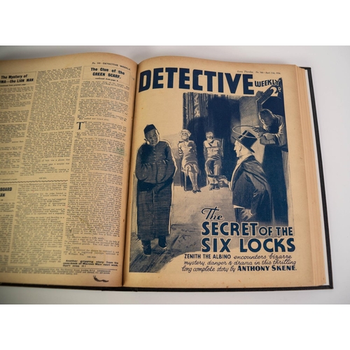 115 - CRIME DETECTIVE PULP FICTION. Detective Weekly comic magazine For the Best Mystery Stories by the Be... 