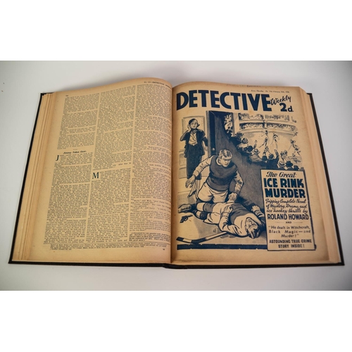 115 - CRIME DETECTIVE PULP FICTION. Detective Weekly comic magazine For the Best Mystery Stories by the Be... 