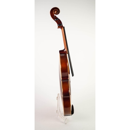 122 - MODERN FULL SIZE VIOLA, with two part 15 3/4