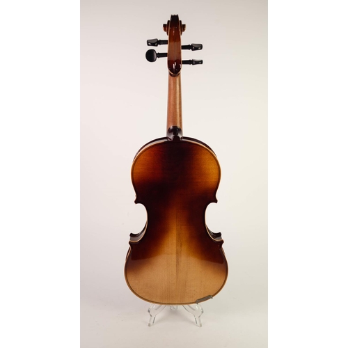 122 - MODERN FULL SIZE VIOLA, with two part 15 3/4