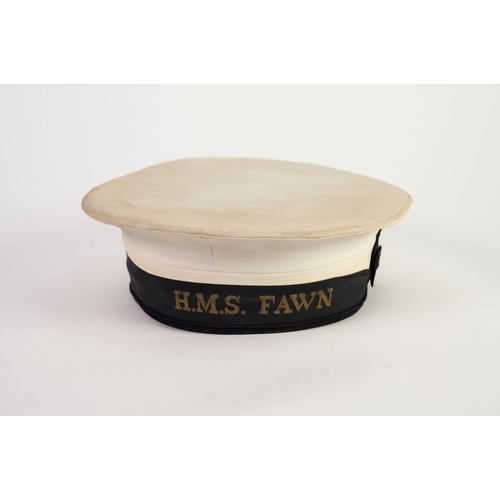 19 - SAILOR'S HAT OF TYPICAL FORM FOR H.M.S. FAWN