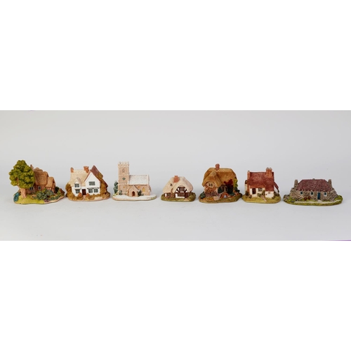 111 - SEVEN LILLIPUT LANE COMPOSITION MODELS OF HOUSES AND COTTAGES, comprising: HEBRIDEAN HAME, WOODMAN’S... 