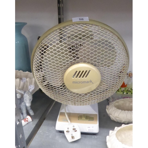 56 - MICROMARK ELECTRIC 9” (22.8cm) DESK FAN