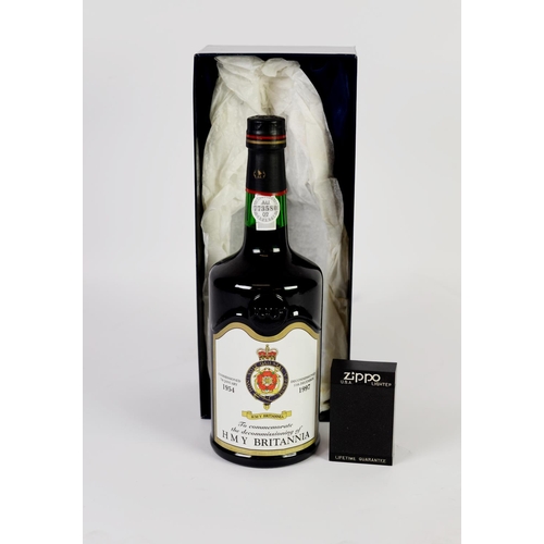 264 - 75cl PRESENTATION BOTTLE OF DONA ANTONIA PORT, TO COMMEMORATE DE-COMMISSIONING OF ROYAL YACHT BRITAN... 