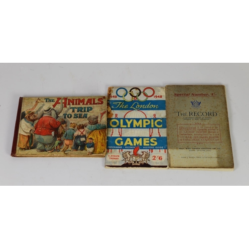 84 - OLYMPIC GAMES, LONDON 1948 PROGRAMME AND VISITOR'S GUIDE, published by S. Evilyn Thomas (water damag... 