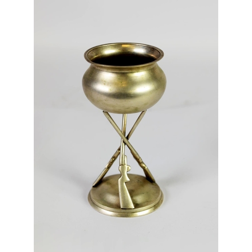 124 - INTER-WAR YEARS ELECTROPLATED RIFLE SHOOTING COMPETITION TROPHY CUP