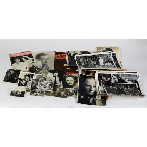 85 - CIRCA 1940's/50's BLACK AND WHITE FRONT OF HOUSE PHOTOGRAPHS AND OTHER EPHEMERA RELATING TO EMRYS JO... 