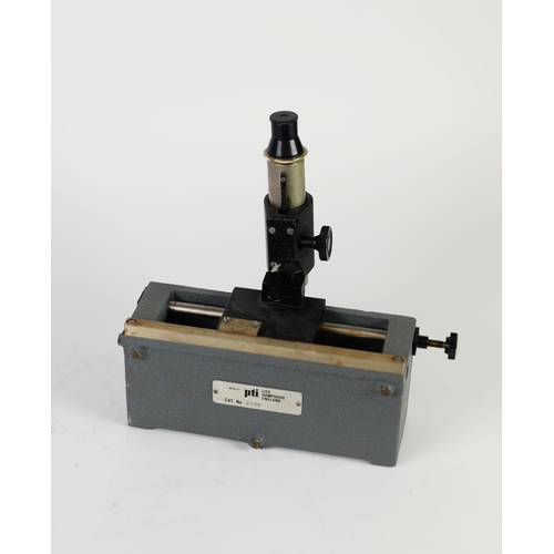 73 - P.T.I LISS HAMPSHIRE TRAVELLING VERNIER MICROSCOPE, Cat No. 2150, 10