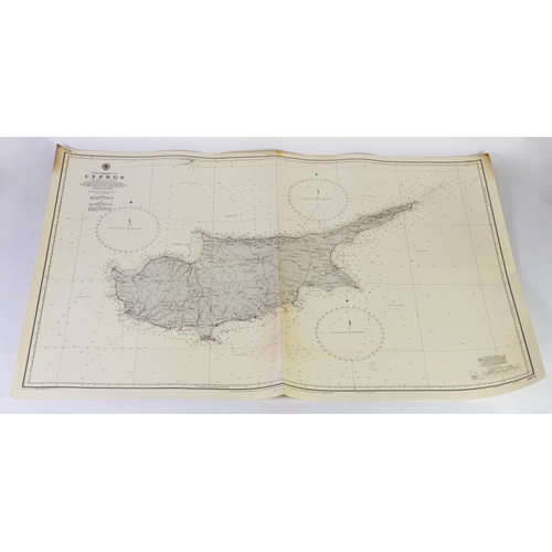 86 - APPROXIMATELY 150 CIRCA 1950s ADMIRALTY SHIPPING CHARTS, MAINLY EUROPEAN, notable locations include ... 