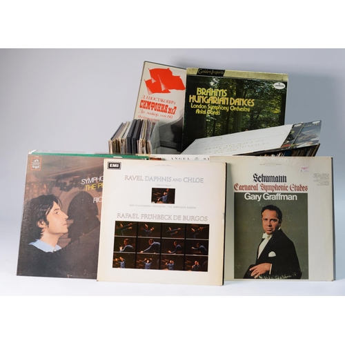 150 - CLASSICAL VINYL RECORDS. BURGOS - Ravel, Daphnis and Chloe, HMV, ASD 2355, red semi labels. STEINBER... 