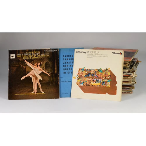 152 - CLASSICAL VINYL RECORDS. MRAWINSKIJ - Tschaikowsky, Sinfonie nr 4, DGG, tulip labels, RED Stereo sle... 