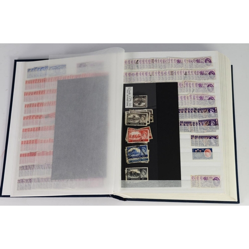 98 - G.B. AN OFFICIAL STOCK BOOK WITH HIGHLY DUPLICATED COMMEMORATIVES, all used, GV - QEII