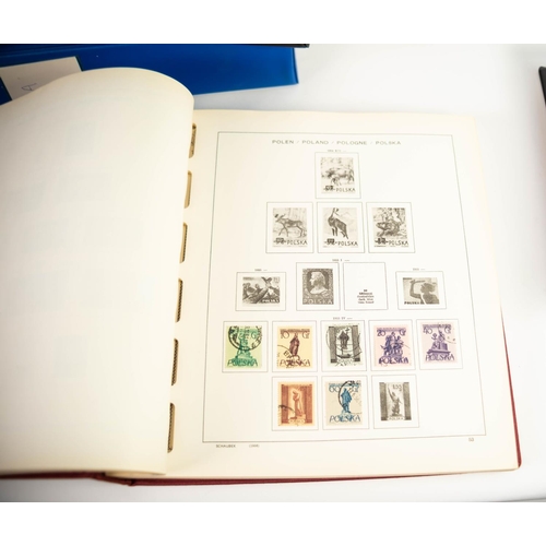 120 - AN ALL WORLD “MINT AND USED” “A-Z” COLLECTION ARRANGED IN FIVE RING BINDERS plus a COLLECTION OF POL... 