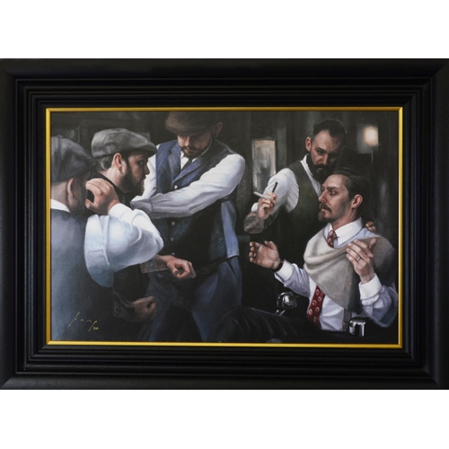 188 - VINCENT KAMP (MODERN) ARTIST SIGNED LIMITED EDITION COLOUR PRINT ‘The Betrayal’ (7/150) with certifi... 