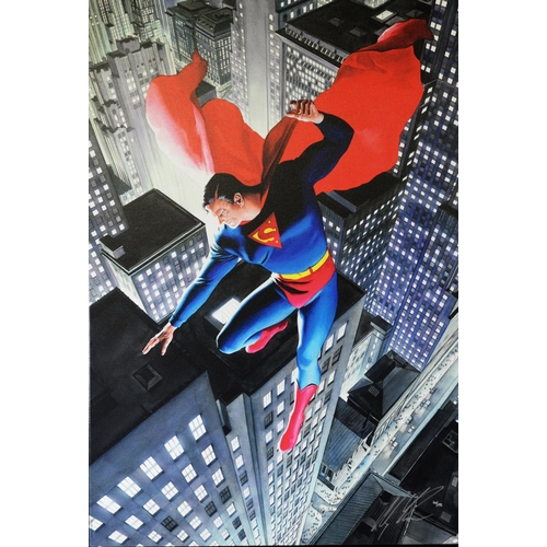 194 - ALEX ROSS (b.1970) FOR DC COMICS ARTIST SIGNED LIMITED EDITION COLOUR PRINT‘Superman: Twentieth Cent... 