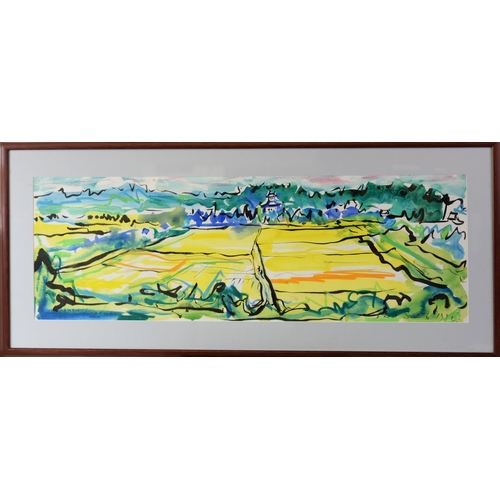 153 - DAVID SMITH (1920-1999) WATERCOLOUR‘Japanese Landscape’ Signed and dated 1992, titled verso 10 ½” x ... 