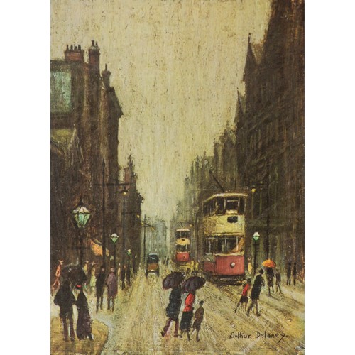 18 - ARTHUR DELANEY (1927 - 1987) PAIR OF ARTIST SIGNED LIMITED EDITION COLOUR PRINTS Manchester street s... 