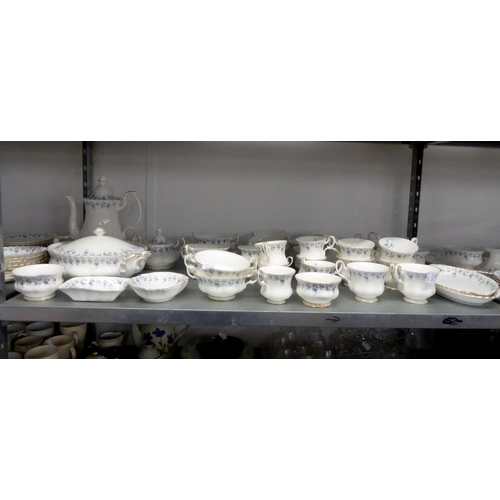 4 - LARGE SELECTION OF ROYAL ALBERT 'MEMORY LANE' TEA AND DINNER WARES TO INCLUDE A TEAPOT, THREE TIER C... 